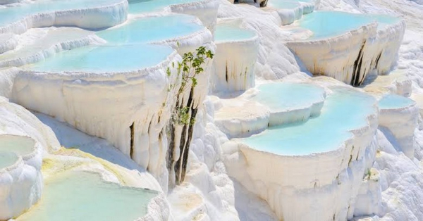 Ruộng Bậc Thang Trắng Pamukkale: Tắm Khoáng Và Lưu Ý Tham Quan